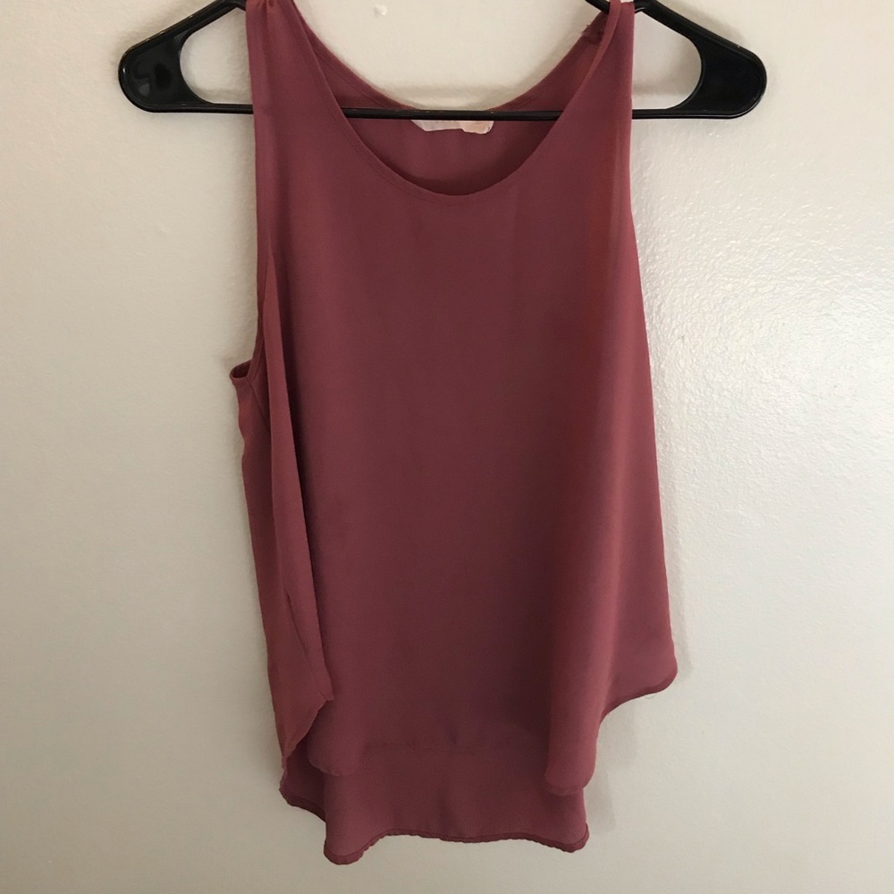 Lush tank top silk